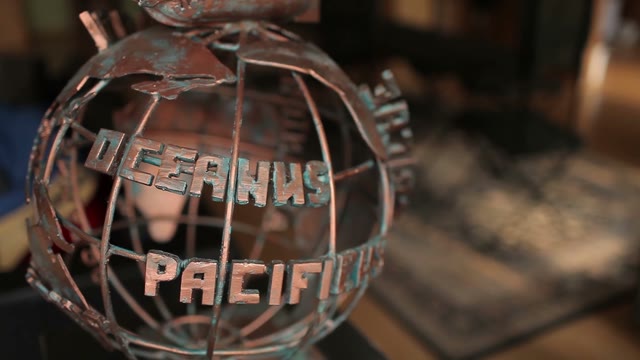 Copper Globe Close Up