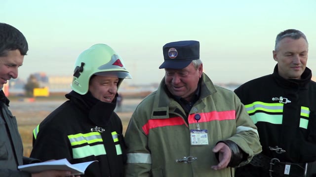 Rescuers Talking And Laughing