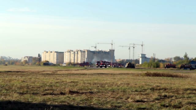 Firetrucks Speeding To A Call