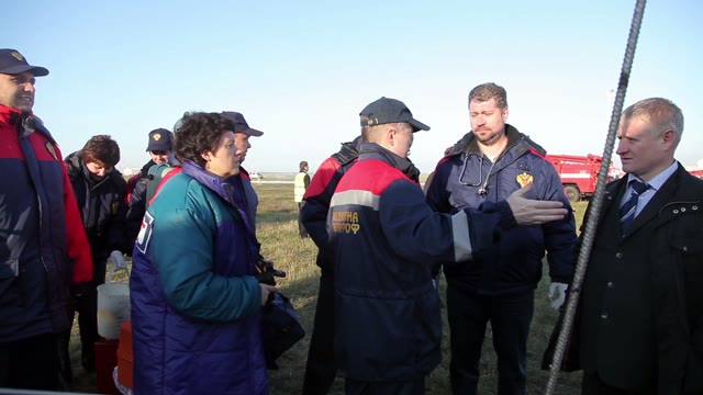 Doctors And Rescuers On The Field