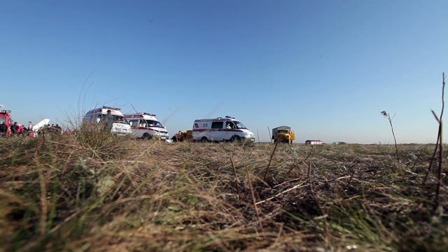 Ambulance Arrived. Open Field
