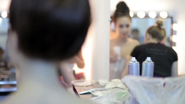Body Art. The Reflection In The Mirror