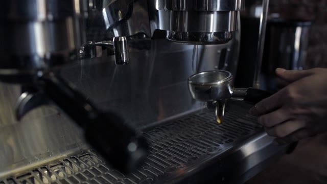 Cleaning Holder Of The Coffee Machine