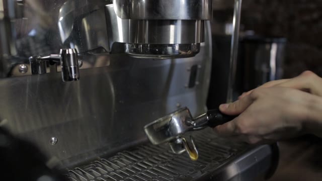 Cleaning Holder Of The Coffee Machine, Close-up