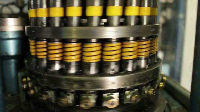 Rotary Machine In Production At The Factory