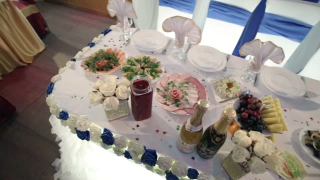 Holiday Table. Top View