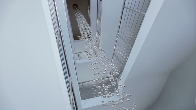 The Staircase In The House, The Decoration Of The Balls
