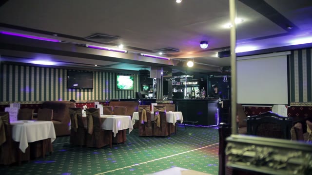View Of Empty Cafe.