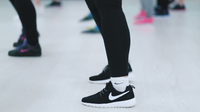 Curvy Girl Is Engaged In Fitness.