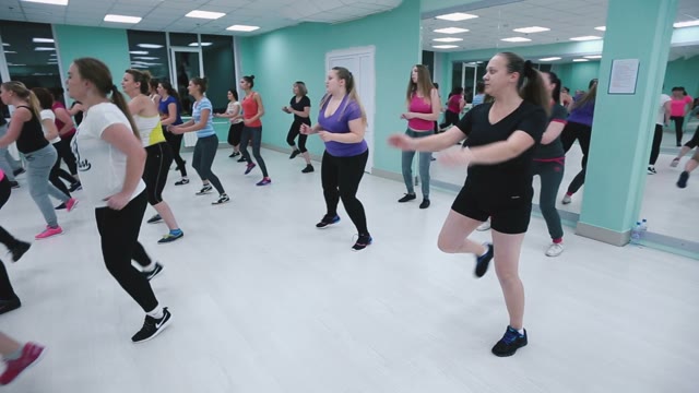 Curvy Women Are Engaged In Fitness.