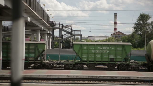 Passing Freight Train.