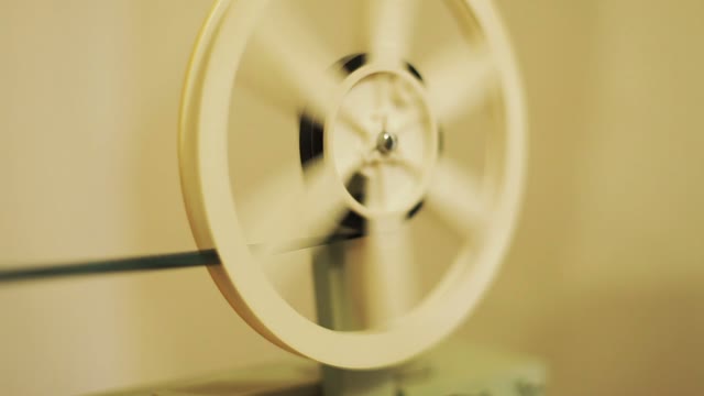Spinning Reel Tape. Close-up