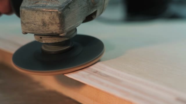 Sanded Wood. Close-up