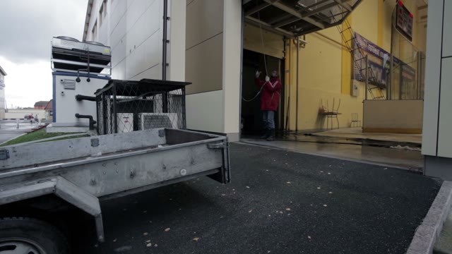 The Man Opens The Door