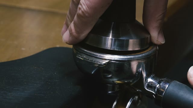 Making Coffee. Close-up