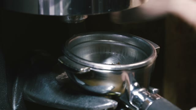 Barista Pours Coffee. Close-up