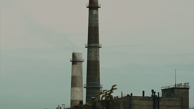 Industrial Smoking Chimney