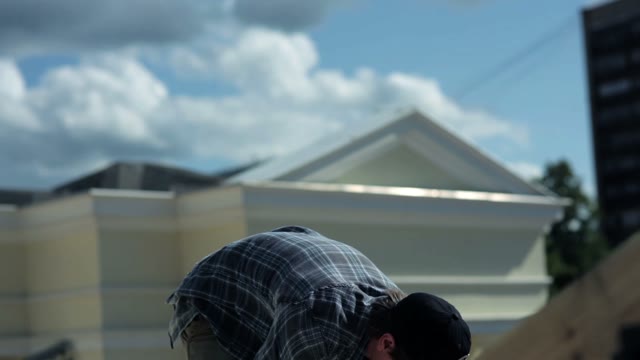 Man Preparing A Tool To Work