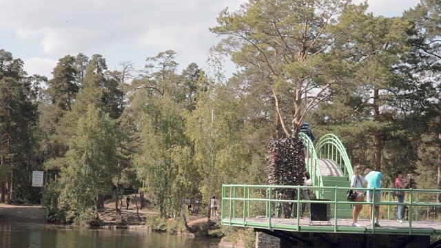 Chelyabinsky Park. Bridge