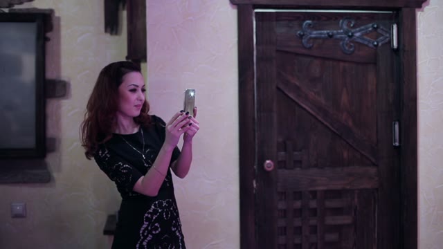 Beautiful Girl Takes Off On Your Smartphone Camera