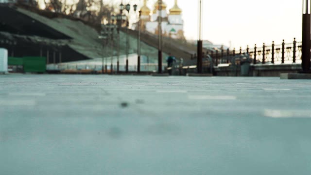 Man Doing Kickflip Close-up