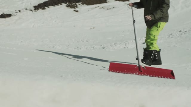 Snowboarder Springboard Clean Out Of The Snow