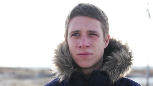 Man In A Jacket Close Up
