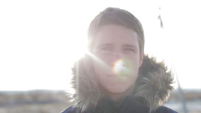 Man Smiling Close-up