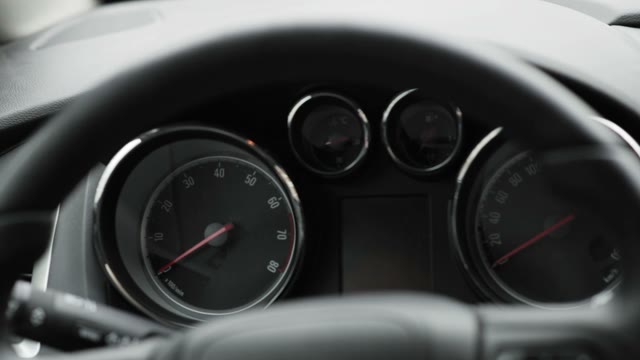Car Dashboard Close-up