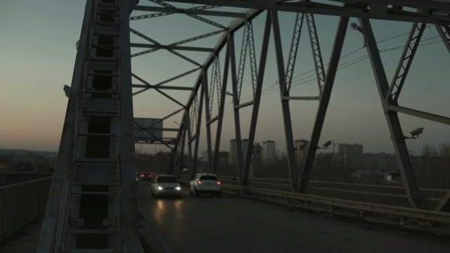 Timelapse Of Vehicle On A Bridge