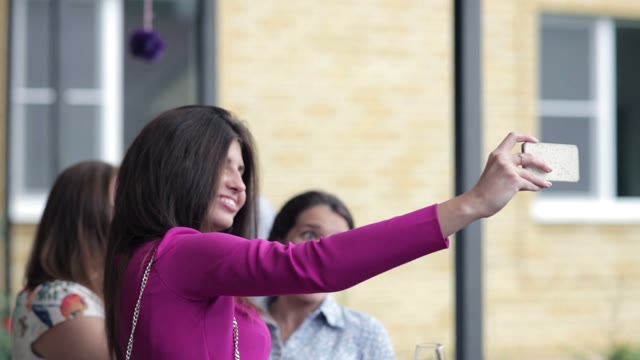 Girl Making Selfie At Celebration