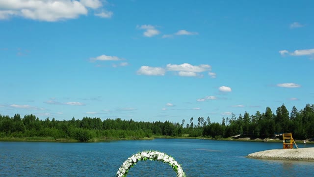 Wedding Decorations On The Lake