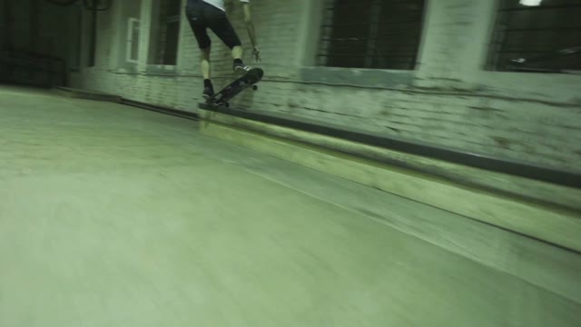 Skateboarding In Park