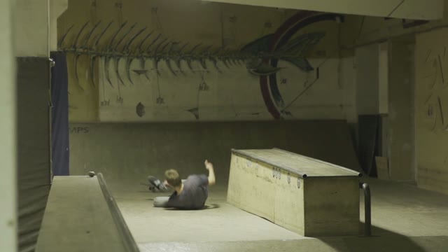 Skater Trying To Do The Trick