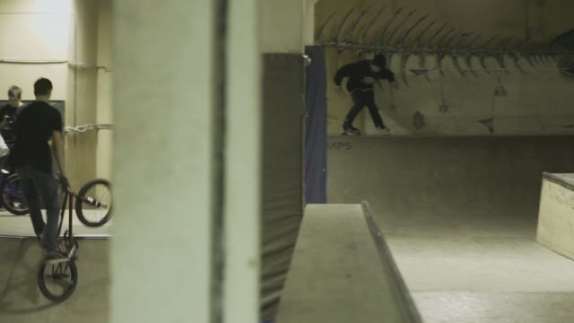 Skater Ride In Skatepark