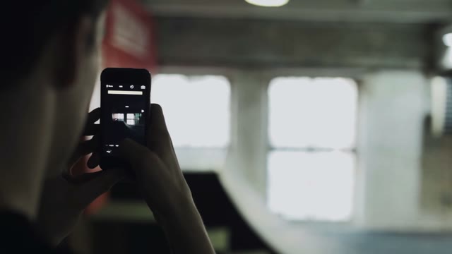 Filmed On The Phone Trick On A Skateboard