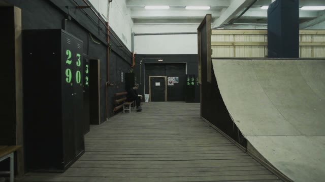 The Guy In Preparing Skatepark