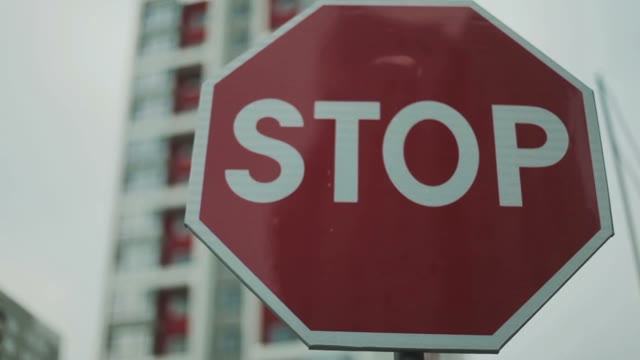 Stop Sign. Close-up