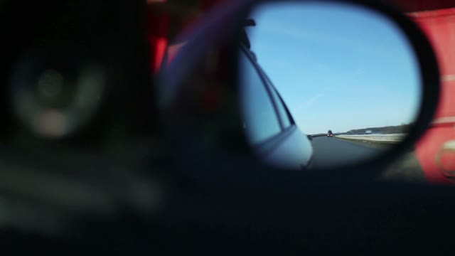 View Of The Road From The Car
