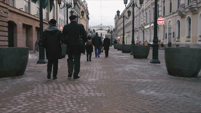 People Walk Around The City