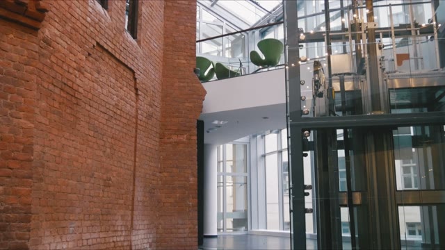With A Panoramic View Of The Office