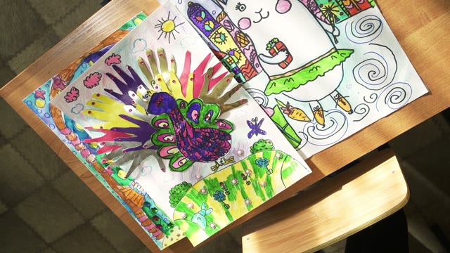 Creative Drawings Of Little Children From Primary Classes