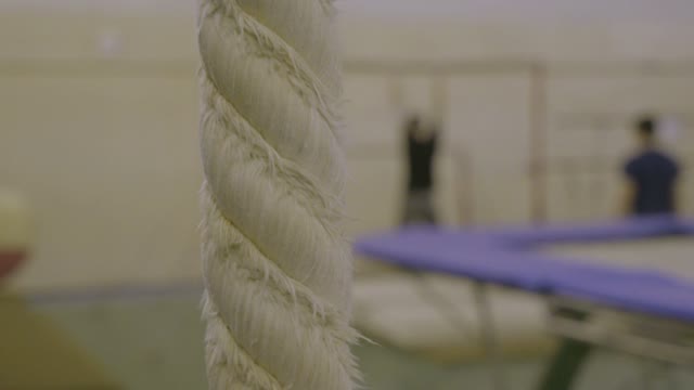 Rope In Foreground In The Sports Class