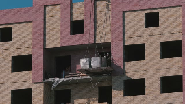 Construction Of A Brick High-rise Building