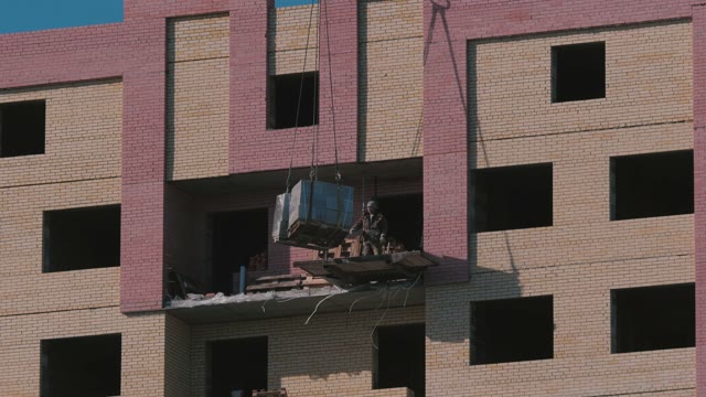 Construction Of A Brick High-rise Building