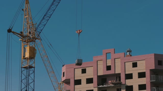 Construction Of A Brick High-rise Building