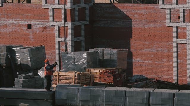 Construction Of A Brick High-rise Building