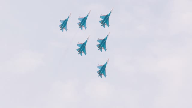 Russian Air Force Flight Groups Airshow