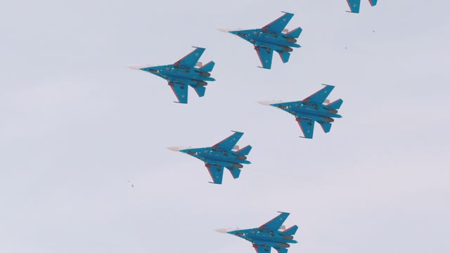 Russian Air Force Flight Groups Airshow