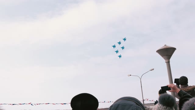 Russian Air Force Flight Groups Airshow